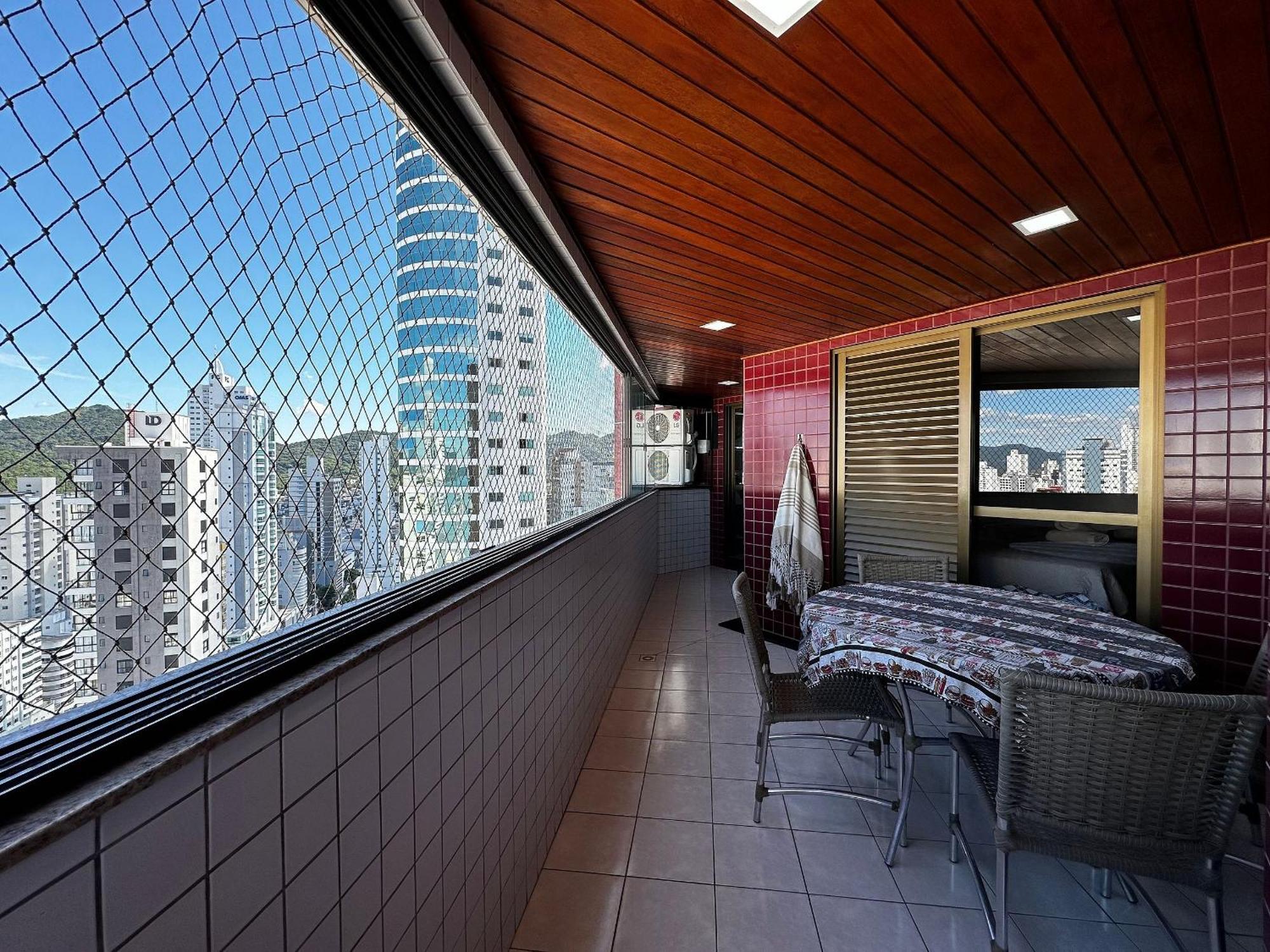 Ct01- Vista Mar| Telas Protecao| Churrasq, Garagem Balneário Camboriú 外观 照片